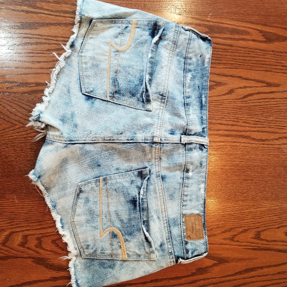 American Eagle acid wash shorts